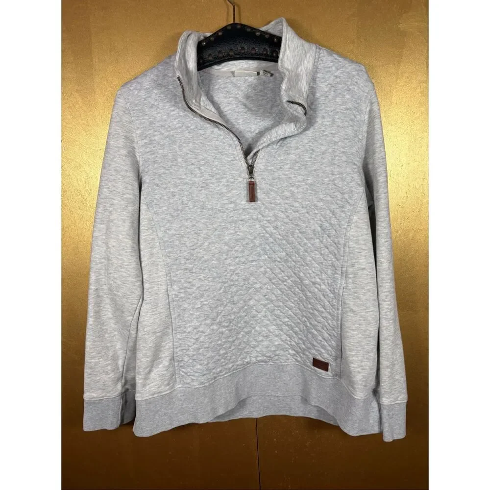 L.L Bean woman’s quilted pullover sweatshirt size L